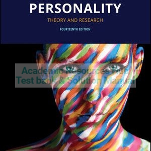 Test Bank For Personality Theory and Research 14th Edition By Daniel Cervone, Lawrence A. Pervin, ISBN 9781119492016