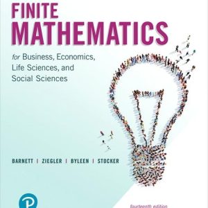 Solution Manual For Finite Mathematics For Business Economics Life Sciences And Social Sciences, 14th Edition, Raymond A. Barnett.