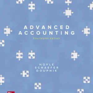 Advanced Accounting, 14e B Hoyle, F Schaefer, S Doupnik, 2020 Powerpoint