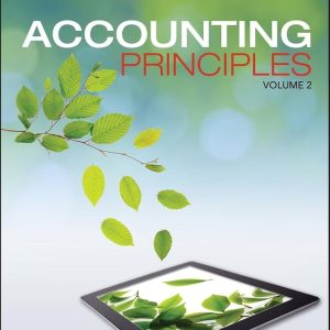 Accounting Principles, 9e Canadian, Volume 2 Weygandt Solution Manual.