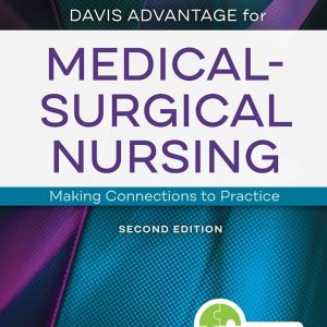 Davis Advantage for Medical-Surgical Nursing Making Connections to Practice 2nd Edition Janice J. Hoffman Test bank.