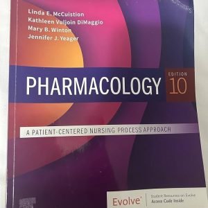 Pharmacology, 10th Edition Linda E. McCuistion Test bank.