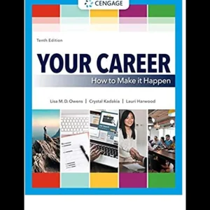 Your Career How to Make it Happen, 10th Edition Lisa M.D. Owens Test bank