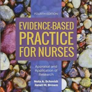 Evidence-Based Practice for Nurses Appraisal and Application of Research Fourth Edition Nola A. Schmidt Test bank.